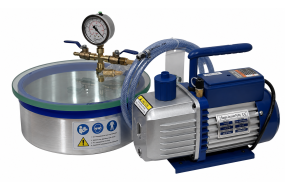 Aluminium-Vakuumset zur Holzstabilisierung, 4,8 l