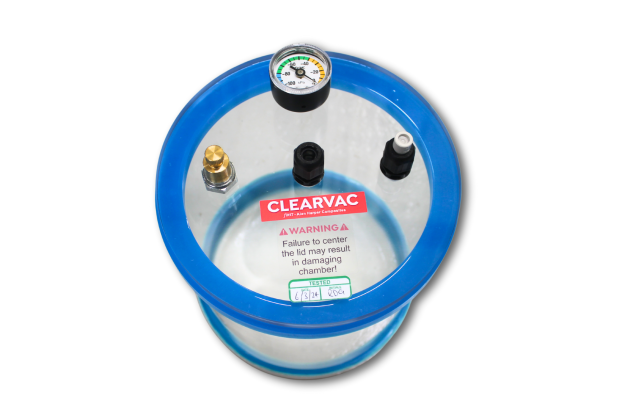 ClearVac – Harzfalle mit Manometer, 4 Liter