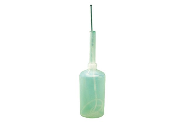 Dosierbehälter is 25 ml, Polyethylen (PE), 1 Liter Flasche