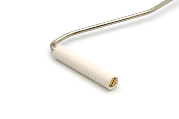 Entlüftungsroller mit Rillen aus Teflon, 8x80mm