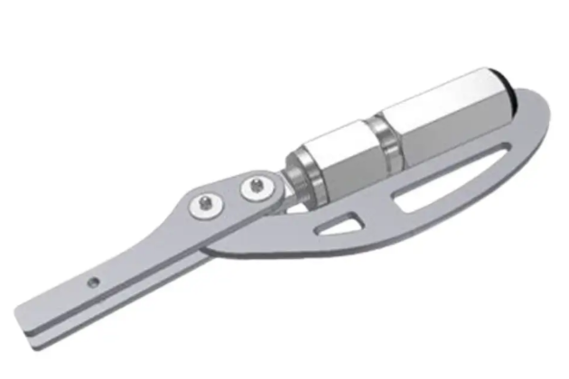 Formklemme, komplette Dübel- und Kipphebelbaugruppe