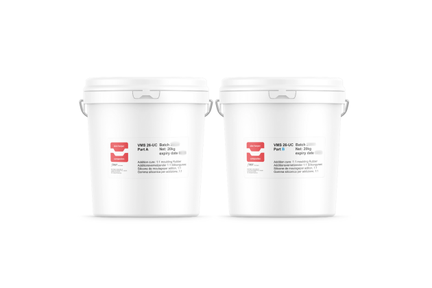 VMS26-UC - Shore A26 Silikon, hochtransparent, 40-kg Set